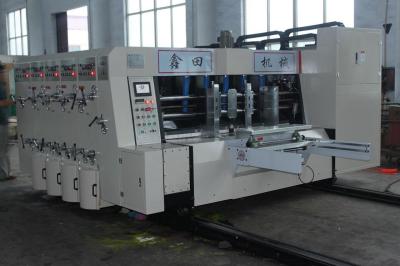 China Small Carton Box Making Machine , Flexo Printing Slotting Die Cutting Machine for sale