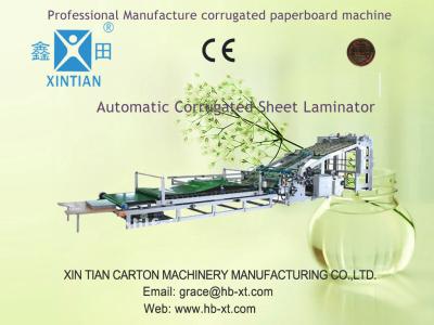 China Semi-automatic Flute Laminating Machine With Vacuum Sucking for sale