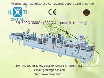 China Mechanical Corrugated Paper Machine Folder Gluer For Paperboard for sale