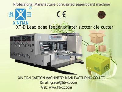 China Lead Edge Feeding Corrugated Box Printing Machine 30 Kw , 13000*4900*3200 Mm for sale