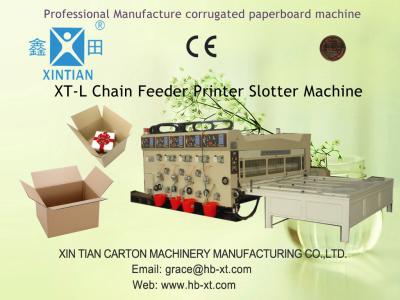 China Printing Corrugated Box Printing Machine With Pneumatic Locking for sale