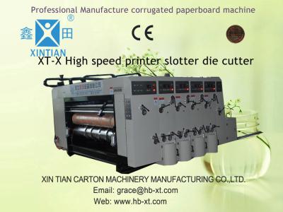 China Automatic Flexo Printing Slotting Machine With Die Cutting for sale