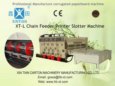 Chine Machine à sous de alimentation à chaînes d'impression de Flexo pour le grand carton de taille à vendre