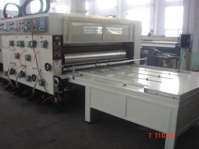 China Flexo Printing Corrugated Carton Box Slotting Machine with Chain Feeding for sale