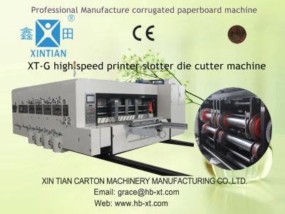 China 30kw Carton Box Flexo Printing Slotting Machine High Topping Precision for sale