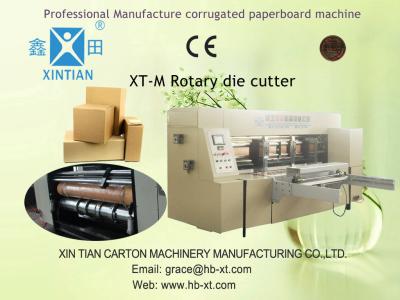 China Die Cutting Flexo Printing Slotting Machine With Mechanical Cushion Roller for sale