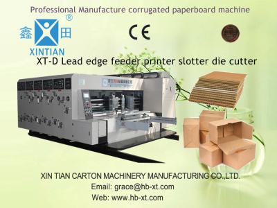 China Printing Paper Carton Box Printing Machine With Gantry Stacker for sale