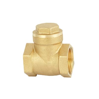 China General 1/2, 3/4,11/4, 11/2 Inch Horizontal Brass Sandwich Swing Spring Check Valve for sale