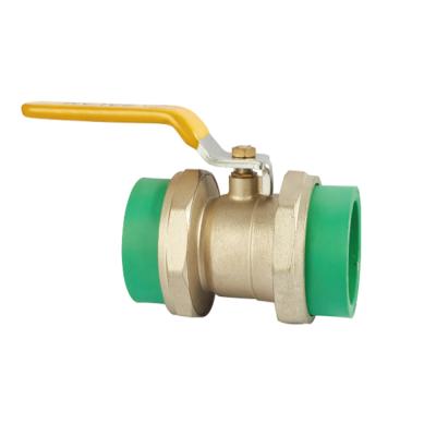 China General Good Quality PPR Pipe Fittings Double Union Ball Valve for sale