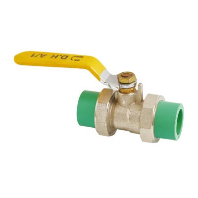 China General Way Union Approved Forged Brass Ball Valve One Handle For Water And Gas for sale