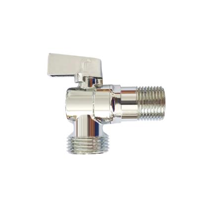 China Kitchen OEM Factory Toilet Balcony Triangle Angle Valve Toilet Brass Fittings for sale