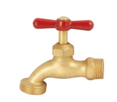 China Hot Selling Brass Bibcock Valve Washing Machine Water Shower Faucet Outdoor Mounted Valve for sale