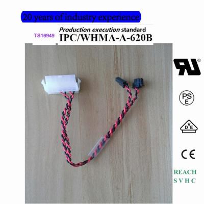 Chine Traitement fait sur commande de câblage de connecteurs d'alimentation du Mini-Ajustement Jr.™ du LANCEMENT 39-00-0040 de MOLEX -4.2MM à vendre