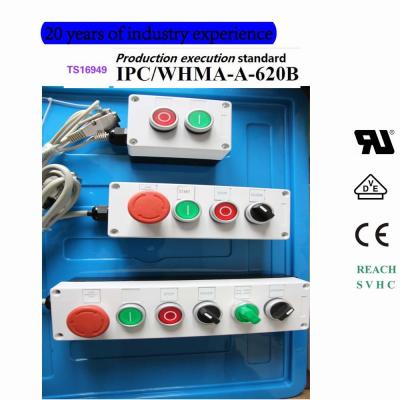 China Waterproof, explosion-proof control Button switch box beam Industrial wire harness Custom processing for sale