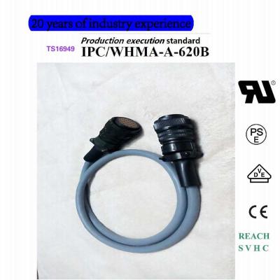 China Conector circular de MS3106A-20-19p 3PIN o chicote de fios servo do fio à venda