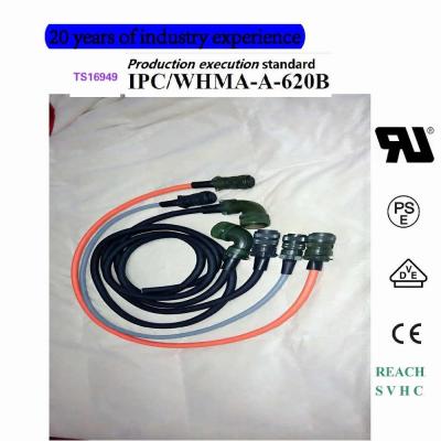 China MS3106A-20-19S 3PIN circular connector The servo wire harness for sale