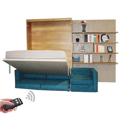 China Modern wall bed murphy bed space saving hidden sofa mechanism automatic wall bed for sale