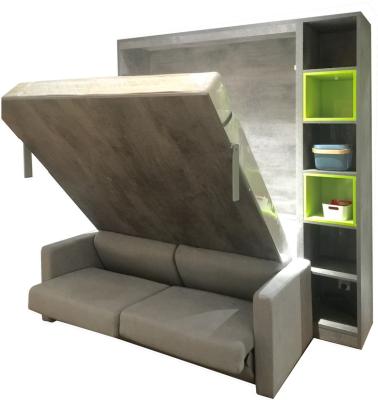 China Foshan murphy wall sofa foldable home furniture space saving wall sofa invisible folding bed with sofa for sale