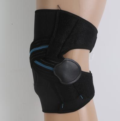 China 2021 New Design Gym Fitness Power Adjustable Elasticity Knee Brace Support Adjustable Breathable Compression Pad for sale