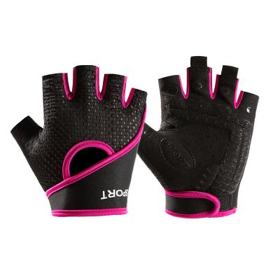 China Easy to carry using telescopic hardware. Good Permeability Customized Logo Gym Gloves Available Workout Fitness Gym Gloves for sale