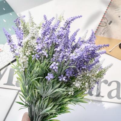 China Events decoration grain favor cheap sales garden flower decoration artificial flower bouquet hot sale lavender for sale