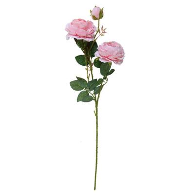 China PU Peony Rose Artificial Flower Decoration Wedding Home Main Wall Flower European Style Core Pack 3 Indoor Outdoor Decoration China Professionals for sale