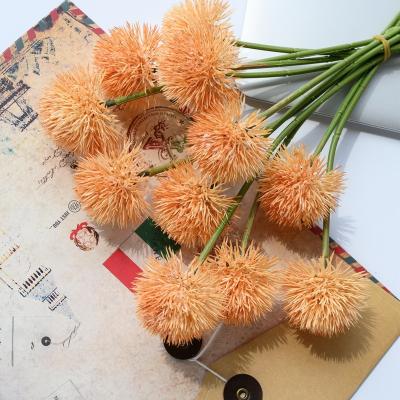 China Wholesale Natural Flower Branch Ball Dandelion Artificial Flower Grain Touch Decoration Wedding Crafts for sale