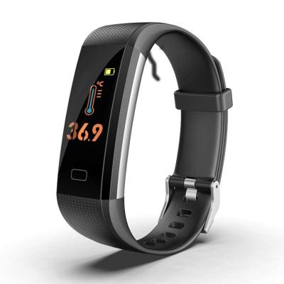 China 2020 Waterproof Wholesale Touch Screen Social Distancing W5 BodyTemperature Wristband for sale