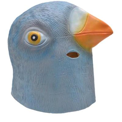 China Senior Latex Pigeon Mask Crawling Bird Masks Men Dress Up Halloween Party Mask Cosplay Latex Gift for sale