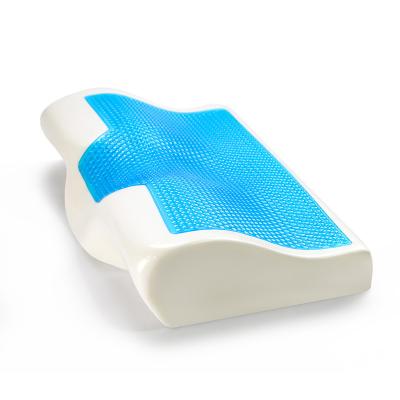 China Anti-static Summer Ice Cool Silicone Beads Gel Protection Silicone Gel Sleep Memory Foam Pillow for sale