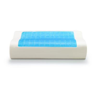 China Anti-static High Density Ice Gel Sleeping Pillow Memory Foam Cooling Comfortable Pillow for sale