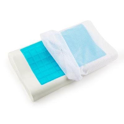 China Anti-Static Wholesale Camping Customized Travel Washable Polyester /Cotton Customized Orthopedic Bamboo Memory Foam Pillow for sale