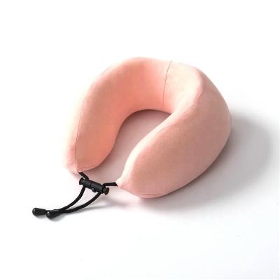 China PORTABLE Travel Kit Eye Mask Soft Plush Reduce Fatigue Airplane Seat Travel Pillow Headrest Memory Foam Neck Pillow For Car for sale