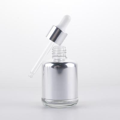 China Gift 60ml White Glass Essential Oil Dropper Bottle With Travel Lotion Glass Bottles for sale