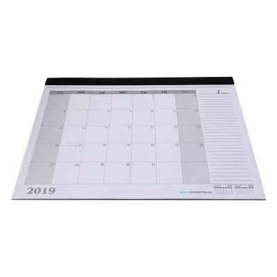 China Custom Monthly Table Calendar Printing Desk Pad Calendar 2019 for sale