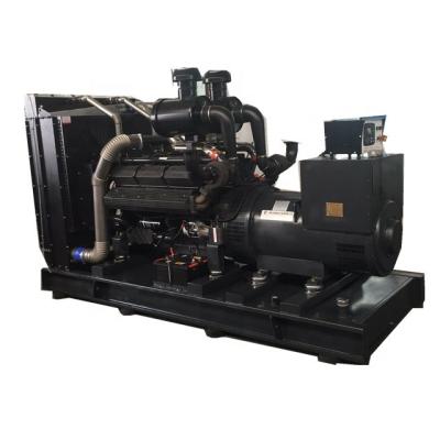 China 300kw 6 cylinder diesel generator with shangchai engine fuel consumption electric power 3300*1340*1900 for sale