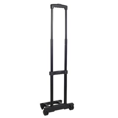 China Aluminum+Iron Quanzhou hardware accessories Retractable Luggage Handles Aluminum Telescopic Luggage Cart Handle for sale