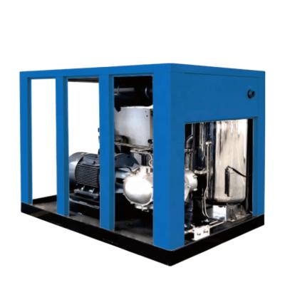 China 110kw 8-10bar oil free lubricated heavy duty single screw air compressor with energy saving system for sale