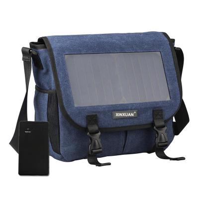 China Backpack HAWEEL 5V Waterproof Plant Solar Power Solar Panel Shoulder Backpack Single and Double Bag for sale