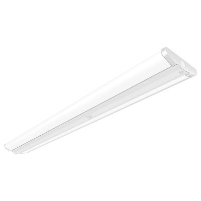 China Outdoor Suspended Mount 50W 4' Ceiling Mount Desk Lights Replacement Fluorescent Tube LED Wrap Light Fixture 5000LM for sale