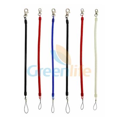 China Criados de EVA el 1.8M Spiral Key Chain con el clip rápido en venta