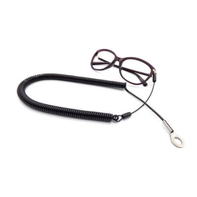 China Muelle en espiral de la tubería 3.0m m del poliuretano Lanyard Metal Eyelet Ends en venta