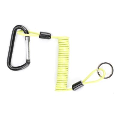 China Bobina de la capa de la PU de la liberación rápida 2.0m m Dia Spring Tool Lanyard en venta