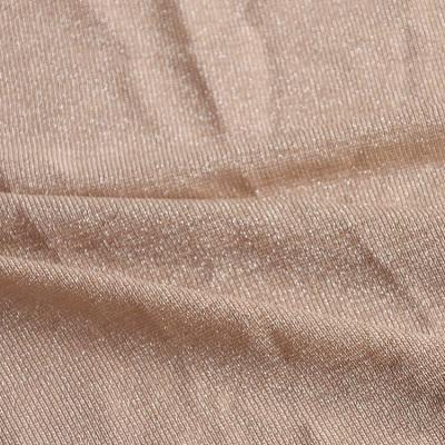 China High quality plain 2789# 71%T, 5%SP, 24% silver yarn knitted bamboo knot fabric for sale