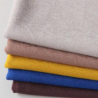 China 3618# Thick Anti Pill Fabric 100%Polyester Knitted Jacquard Fabric For T Shirt , Sweater for sale