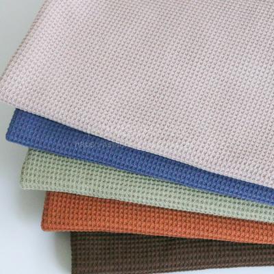 China 9182# antistatic 100%COTTON, waffle knitted fabric for coats and skirts for sale