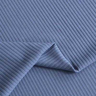 China Stretch 9127# 25%rayon wear resistant, 68% polyester, 7% spandex rib knit fabric for coat, dress for sale