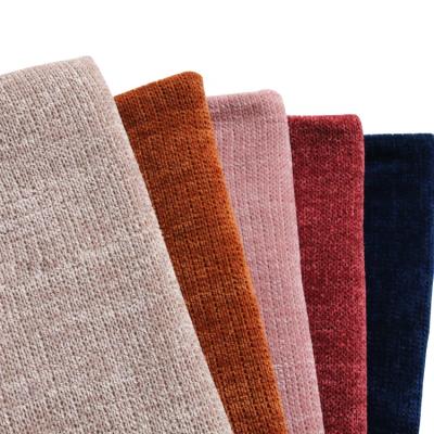 China 9136#100% Anti Pill Polyester French Ribbed Chenille Fabric For Women Winter Pajamas for sale