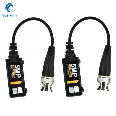 China Plastic ABS 5MP Passive Video Balun High Definition Spliced ​​Twisted Pair Transmitter HD Transceiver For 2MP 5MP AHD CVI TVI CVBS Camera for sale