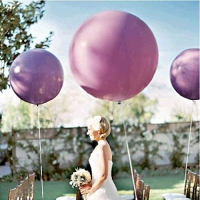 China Giant Self-Sealing 36inch Latex Balloon Decoration Happy Birthday Wedding Stage 36inch Round Latex Balloon for sale